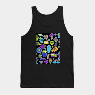 FREAKY FRIDAY FUNNY GOOD VIBES DESIGN Tank Top